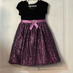 Vintage light purple with lace.